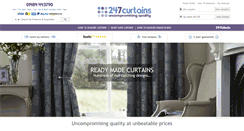 Desktop Screenshot of 247curtains.co.uk